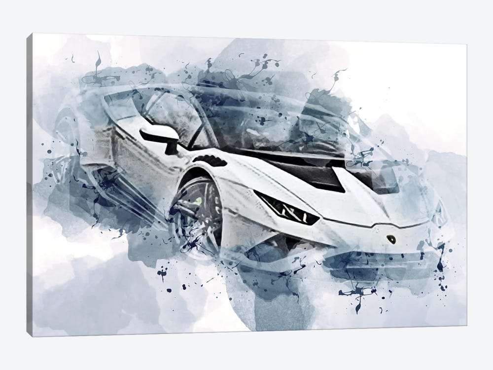 Vorsteiner Lamborghini Huracan Tuning 2021 by Sissy Angelastro 1-piece Canvas Art Print