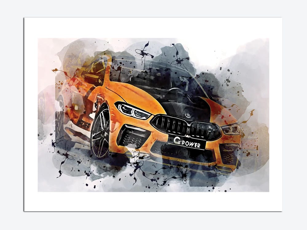 Wall sticker Drive with Persistence - BMW M8 'Persistence' Poster