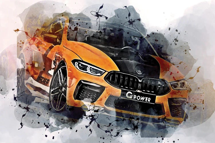 G-Power G8M Hurricane Rs Orange Sports Coupe BMW M8 F92 Exterior