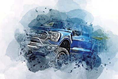 Hennessey Venom 800 F-150 Cars Creative Ford F-150 Cars Ford by Sissy Angelastro canvas print