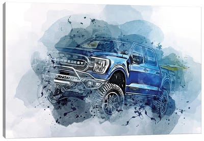 Hennessey Venom 800 F-150 Cars Creative Ford F-150 Cars Ford Canvas Art Print - Ford