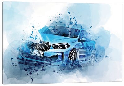 Ac Schnitzer BMW M135I Xdrive 2021 Canvas Art Print - Sissy Angelastro