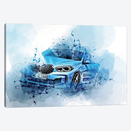 Ac Schnitzer BMW M135I Xdrive 2021 Canvas Print #SSY1179} by Sissy Angelastro Canvas Art Print