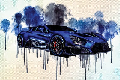 2019 Zenvo TSR-S Hypercar by Sissy Angelastro canvas print