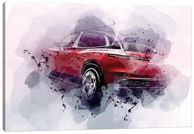 2021 Mercedes-Maybach Eqs Suv Exterior Canvas Art Print - Sissy Angelastro