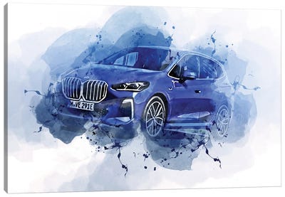 BMW 230E Xdrive Active Tourer M Sport 2021 Canvas Art Print - BMW