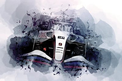 2022 Haas Vf-22 Formula 1 by Sissy Angelastro art print