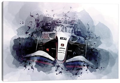 2022 Haas Vf-22 Formula 1 Canvas Art Print - Sissy Angelastro