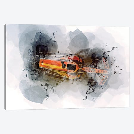 2022 Formula 1 Mclaren Mcl36 Exterior Canvas Print #SSY1236} by Sissy Angelastro Art Print