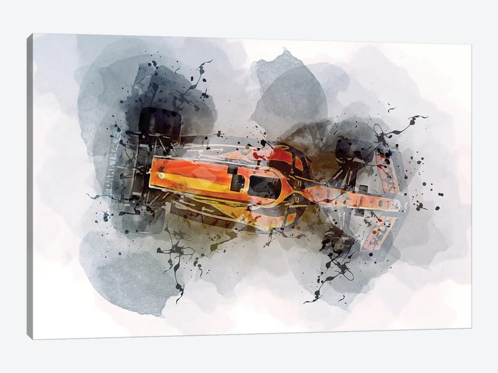 2022 Formula 1 Mclaren Mcl36 Exterior by Sissy Angelastro 1-piece Canvas Wall Art