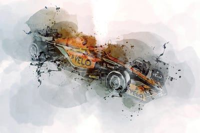 2022 Mclaren Mcl36 Mclaren F1 by Sissy Angelastro canvas print
