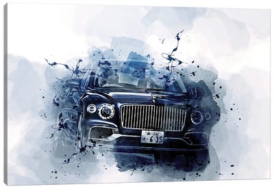 Bentley Flying Spur First 2020 Canvas Art Print - Sissy Angelastro