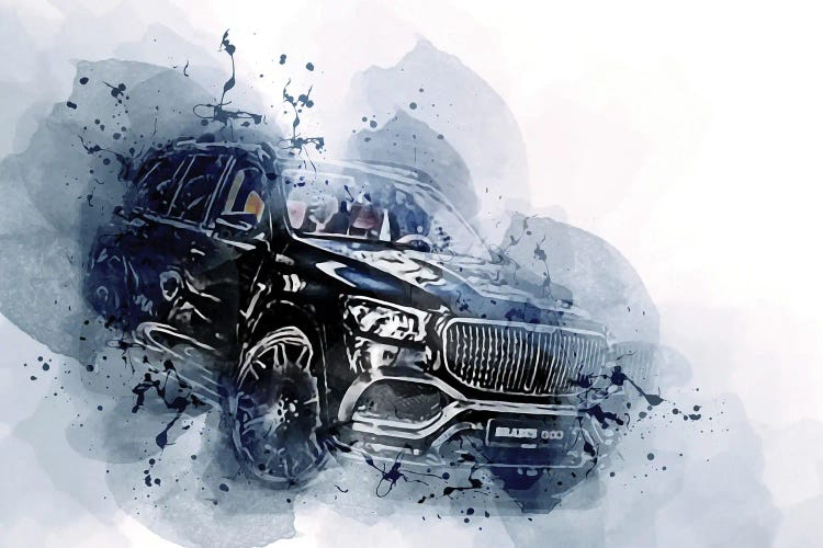 Brabus 800 Luxury Suv Mercedes-Maybach Gls 700 by Sissy Angelastro wall art