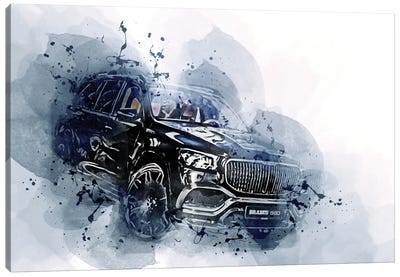 Brabus 800 Luxury Suv Mercedes-Maybach Gls 700 Canvas Art Print - Mercedes-Benz