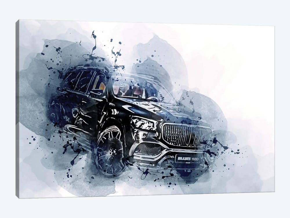 Brabus 800 Luxury Suv Mercedes-Maybach Gls 700 by Sissy Angelastro 1-piece Canvas Artwork