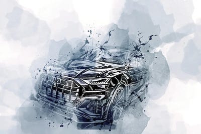 2022 Audi Sq8 Abt Exterior by Sissy Angelastro canvas print