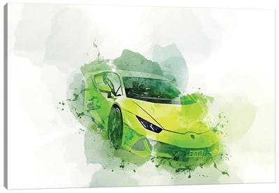 Lamborghini Huracan Evo Hypercars 2022 Canvas Art Print - Lamborghini