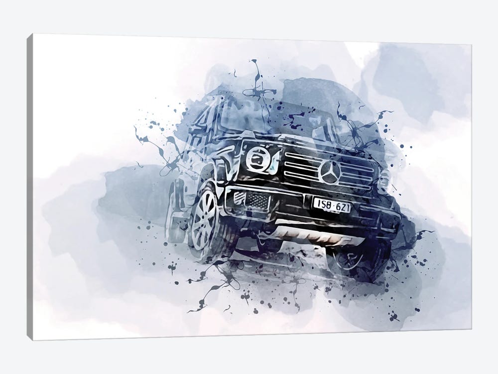 Mercedes-Benz G 400 D 2021 by Sissy Angelastro 1-piece Canvas Art