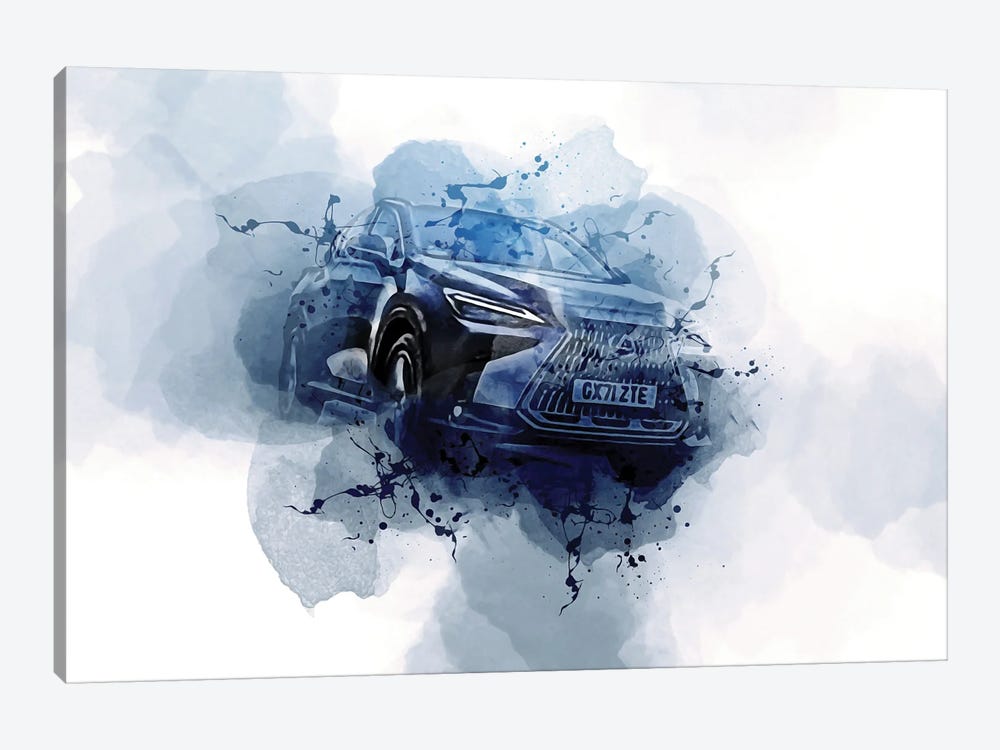 Lexus Nx 2I50H 2022 Cars by Sissy Angelastro 1-piece Canvas Art Print
