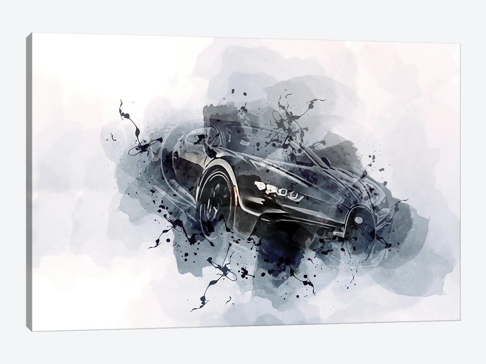 2022 Bugatti Chiron Pur Sport Exterior by Sissy Angelastro 1-piece Canvas Artwork