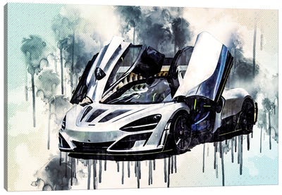 Mclaren 720S Mansory First Edition Luxury Hypercar Tuning 720S Supercar British Sports Cars Canvas Art Print