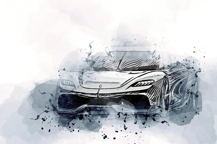Koenigsegg Gemera by Sissy Angelastro wall art