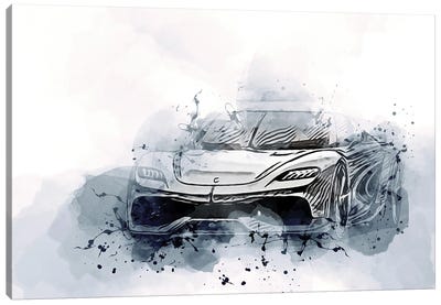Koenigsegg Gemera Canvas Art Print - Sissy Angelastro