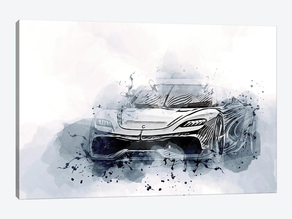 Koenigsegg Gemera by Sissy Angelastro 1-piece Canvas Art Print