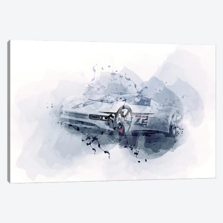 2021 Porsche Vision Gran Turismo Exterior Race Car Canvas Print #SSY1342} by Sissy Angelastro Canvas Art