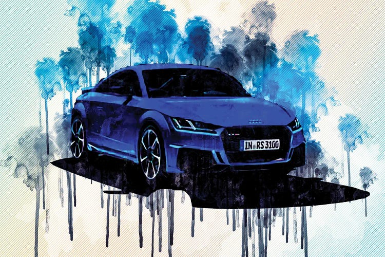 2020 Audi TT RS Blue Sports