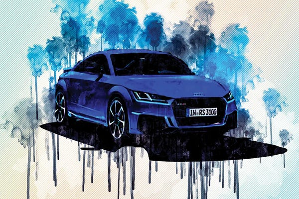 Audi: 2020 Audi TT RS Blue Sports by Sissy Angelastro