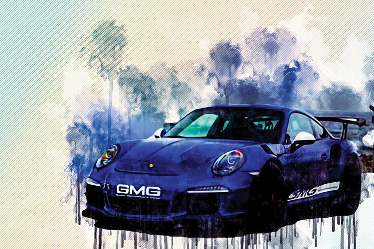 Porsche 911 Gt3Rs Tuning Blue Sports German Sports Cars