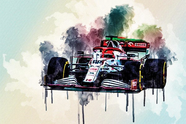 Alfa Romeo: Robert Kubica Raceway Alfa Romeo Racing C41 On Track Formula 1 2021 F1 Cars Sportscars by Sissy Angelastro