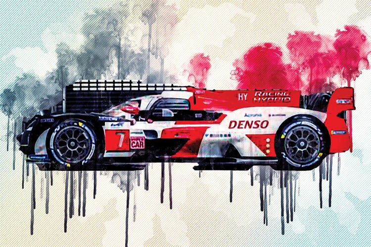Toyota Gr010 Hybrid 2021 Wec Side View Hypercar Gazoo Racing 2021 Le Mans Hypercar Hybrid Hypercar
