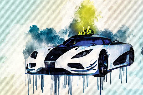 Koenigsegg Agera Hypercar Sports Cars Tuning White