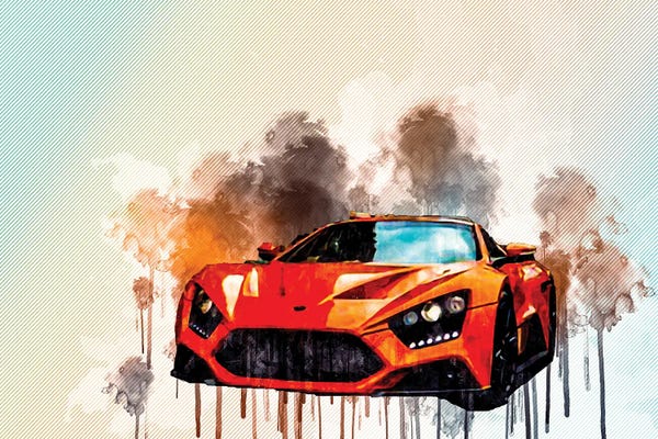 Zenvo St1 2017 Orange Sports Coupe Hypercar Sportcar Monaco