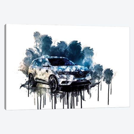 Renault Koleos 2016 Canvas Print #SSY195} by Sissy Angelastro Canvas Artwork