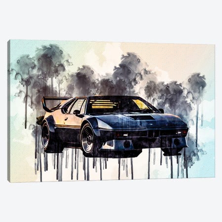 1979 BMW M1 Canvas Print #SSY1} by Sissy Angelastro Canvas Art Print