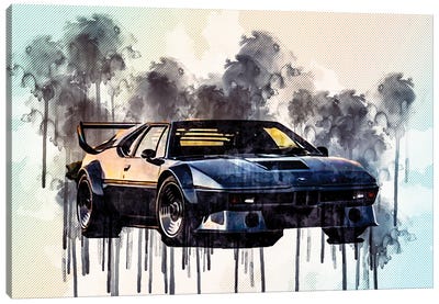 1979 BMW M1 Canvas Art Print - BMW