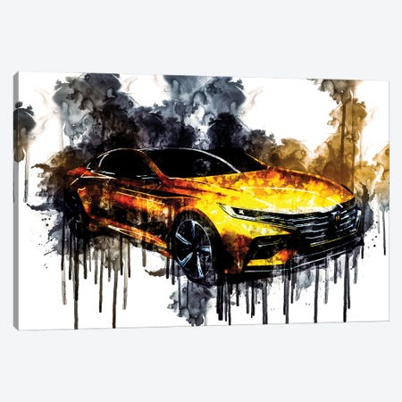 Roewe Vision R Concept 2016 Canvas Print #SSY202} by Sissy Angelastro Canvas Art Print