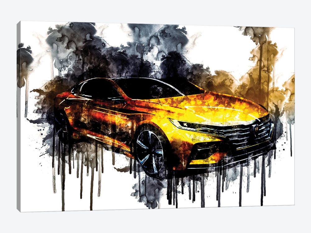 Roewe Vision R Concept 2016 by Sissy Angelastro 1-piece Canvas Print