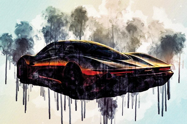 McLaren: 2020 Mclaren Speedtail Exterior Rear View Hypercar by Sissy Angelastro