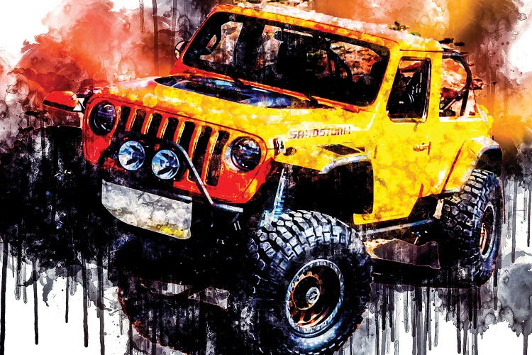 Car 2018 Jeep Sandstorm Concept by Sissy Angelastro wall art