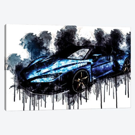Car 2018 Italdesign Zerouno Duerta Canvas Print #SSY213} by Sissy Angelastro Canvas Art