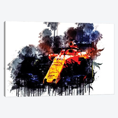 Car 2018 McLaren MCL33 F1 Formula I Canvas Print #SSY220} by Sissy Angelastro Art Print
