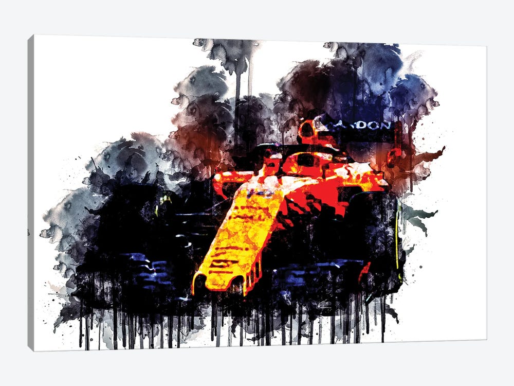 Car 2018 McLaren MCL33 F1 Formula I by Sissy Angelastro 1-piece Art Print
