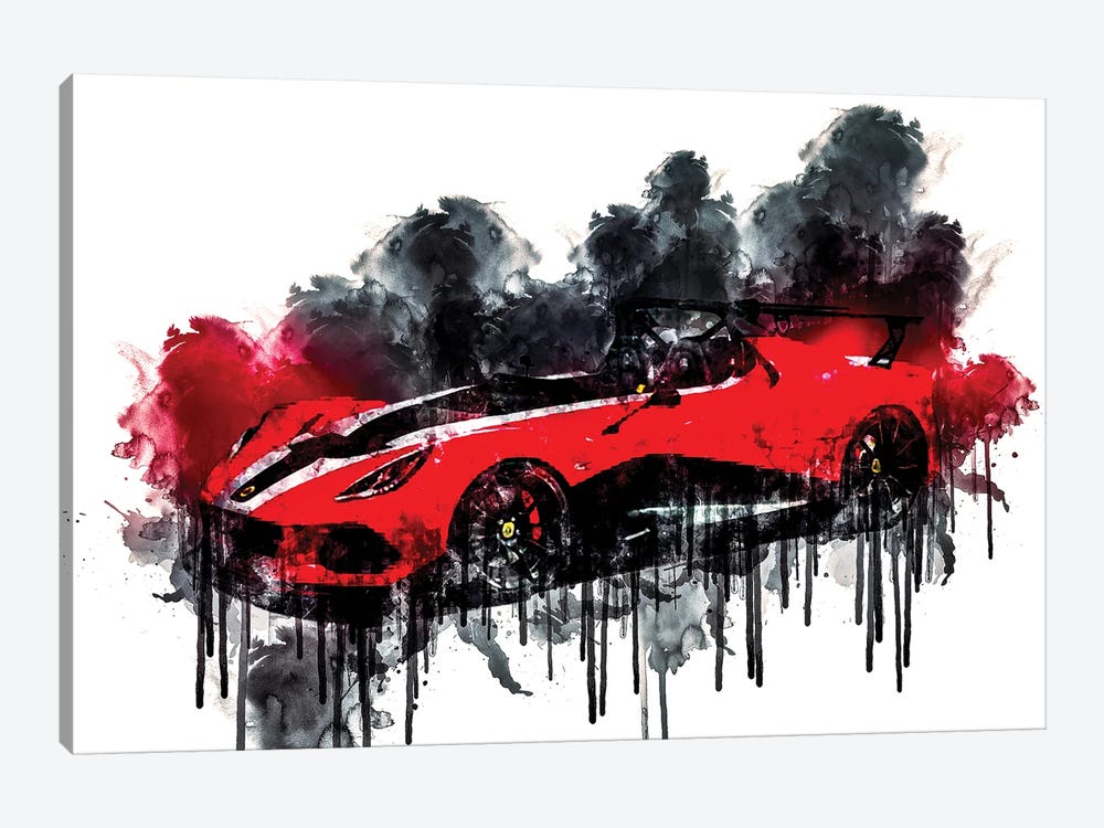 Car 2018 Lotus 3Eleven 430 by Sissy Angelastro 1-piece Canvas Artwork