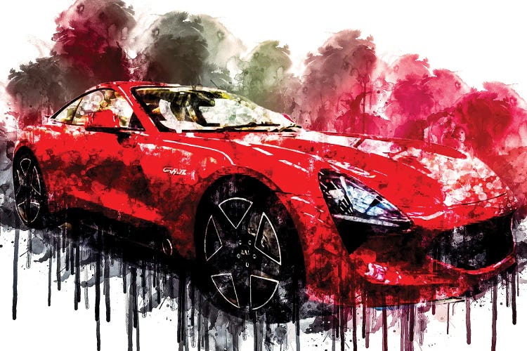 Car 2018 TVR Griffith by Sissy Angelastro canvas print