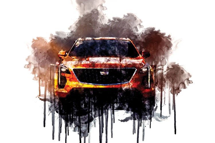 Car 2019 Cadillac XT4 Sport by Sissy Angelastro wall art