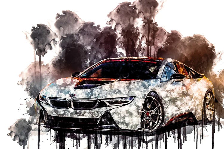 Car 2016 Vorsteiner BMW i8 V FF 103 by Sissy Angelastro wall art